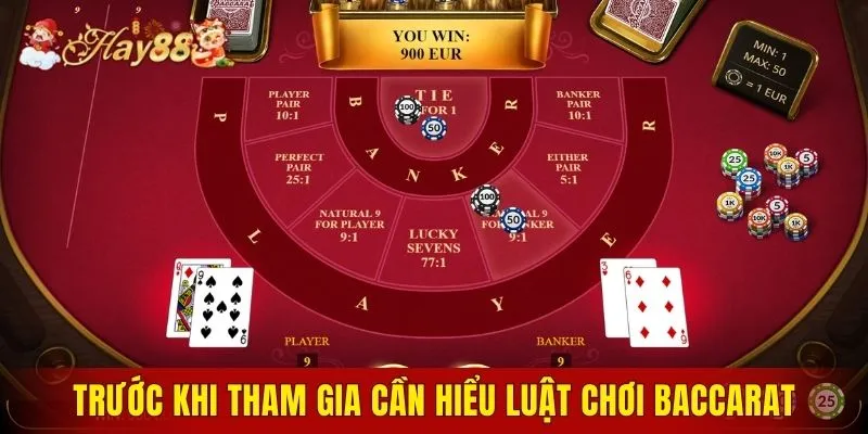 Trước khi tham gia cần hiểu luật chơi Baccarat Hay88 